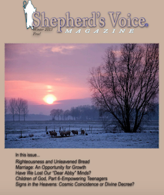 Shepherds Voice Magazine Winter 2013